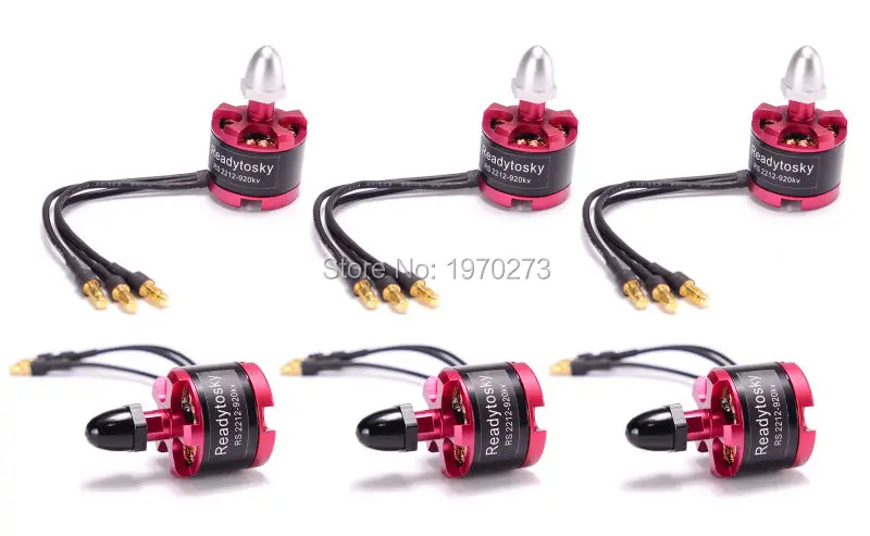 

6PCS 2212 920kv CW CCW Brushless Motor For F450 F550 X525 Multirotor Quadcopter