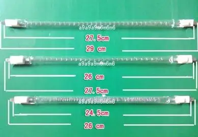 Microwave oven halogen tube 400W different length heater electric heating element