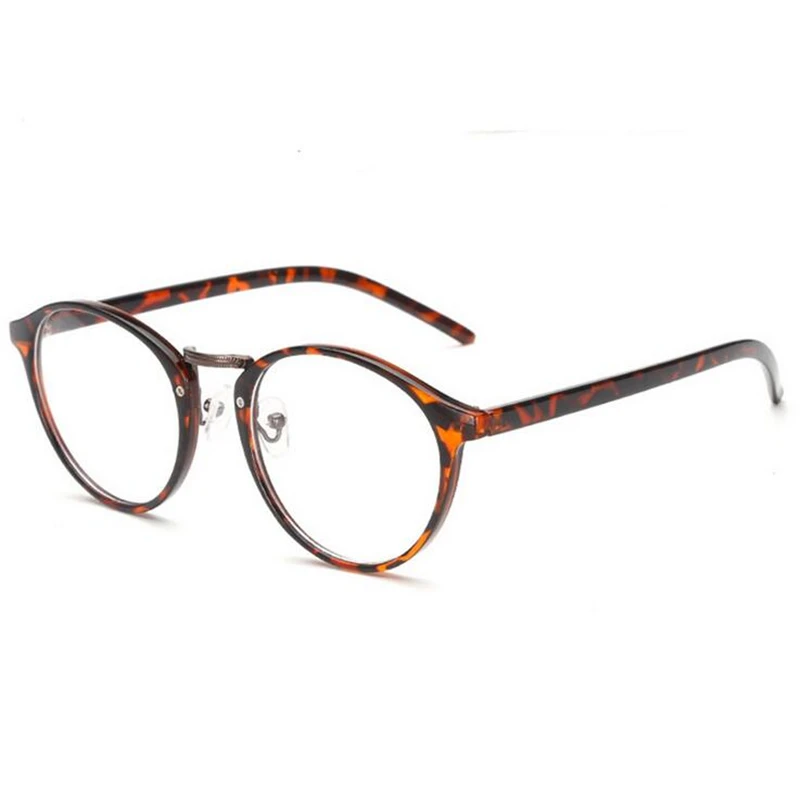 Retro Round Student Myopic Glasses With Degree Ultralight Men Women Minus Lens Prescription Eyeglasses 0 -1 -1.5 -2.0 To -6.0
