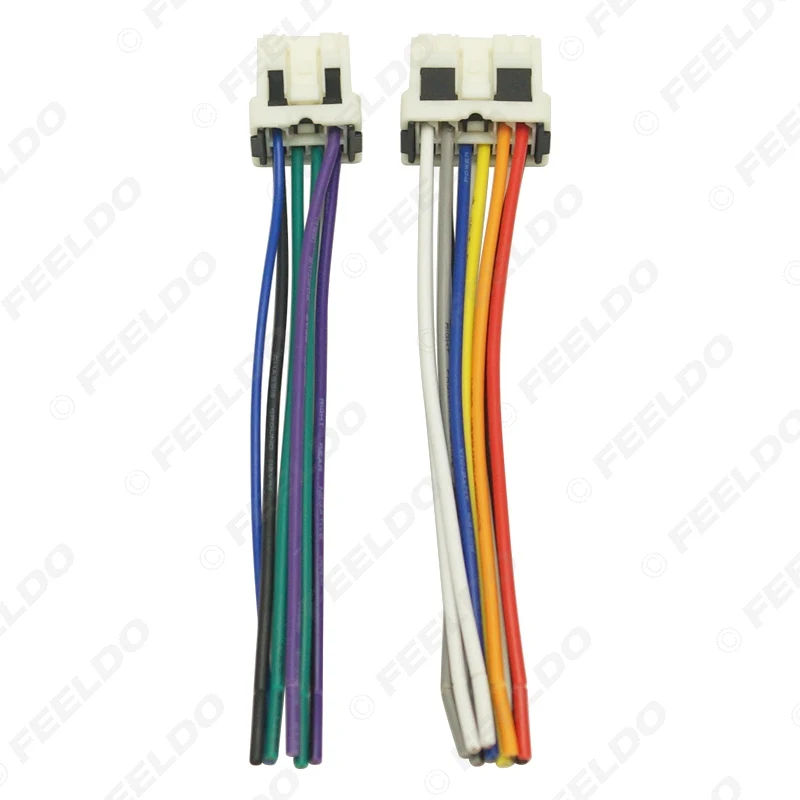 LEEWA Car Stereo Power Wiring Harness Adapter For Old NISSAN Micra Patrol Skyline Sunny Primera Radio Wire Plug #CA5712 image 2