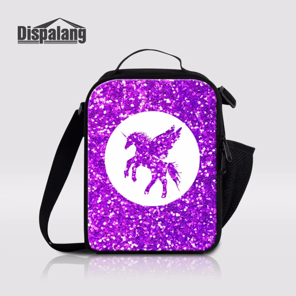 

3D Printing Unicorn Lunch Bags Children Good Quality Canvas Thermal Lunch Sack Food Bolsa Termica Student Daily Lunch Box