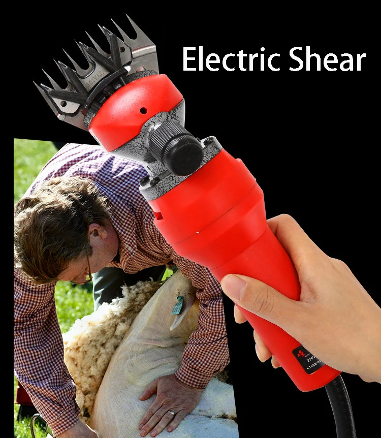 220V-240V 750W Flexible Shaft Electric Sheep Goat Shearing Machine Clipper Shears Cutter Wool Scissor