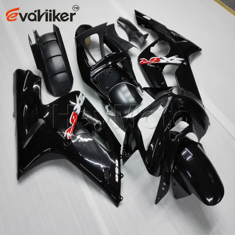 ABS fairing for ZX6R 2003 2004 black ZX 6R 03 04 Body Kit motorcycle panels Injection mold