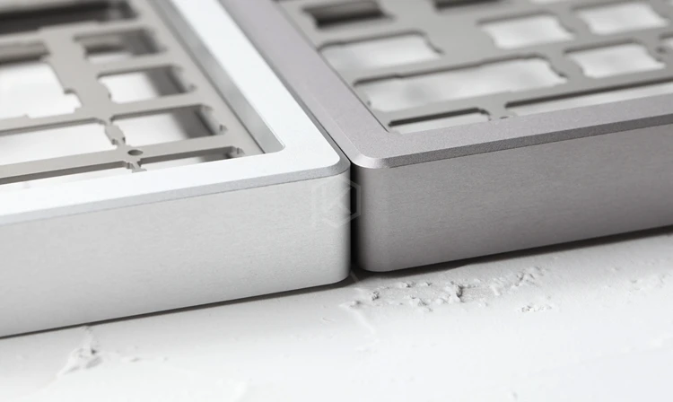 Anodized Aluminium case for eepw84 xd84 custom keyboard acrylic panels diffuser can support Rotary brace supporter