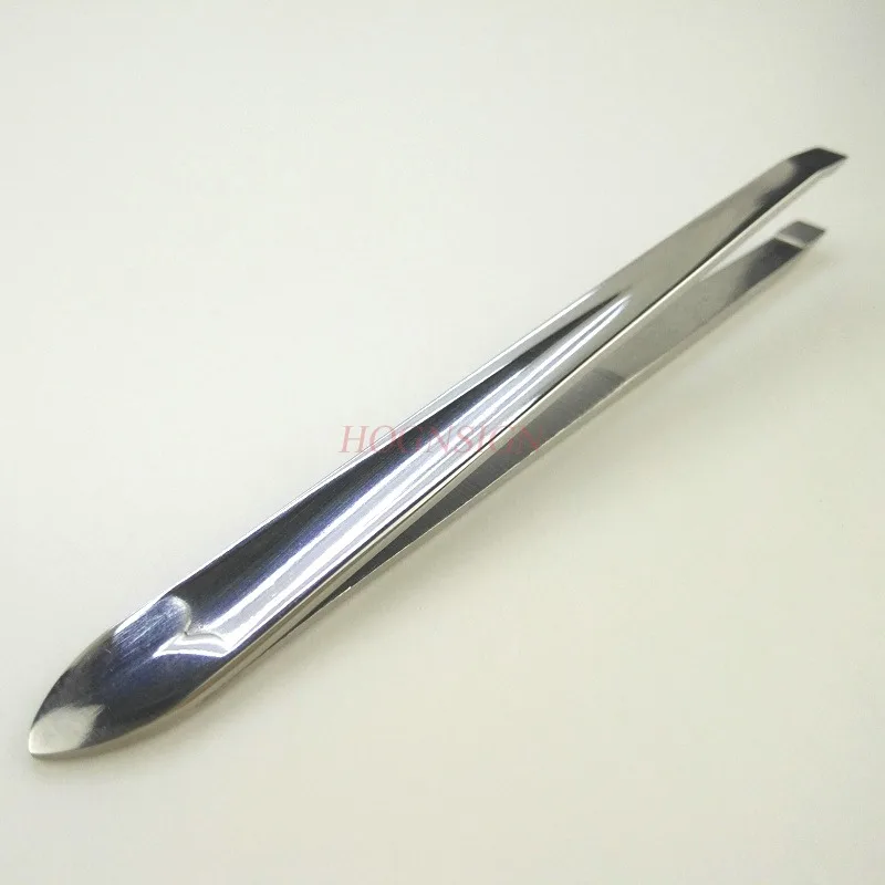 Pinzas profesionales para cejas Fla Ttip, Clip femenino, removedor de pelo, herramienta de maquillaje Facial, pestañas postizas, belleza, venta de acero inoxidable