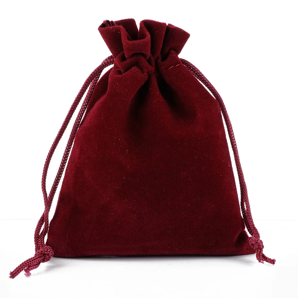 2018 New 25Pcs 15x20cm 17x23cm 20x30cm Velvet Drawstring Pouch Jewelry Packing Wedding Party Gift Bag