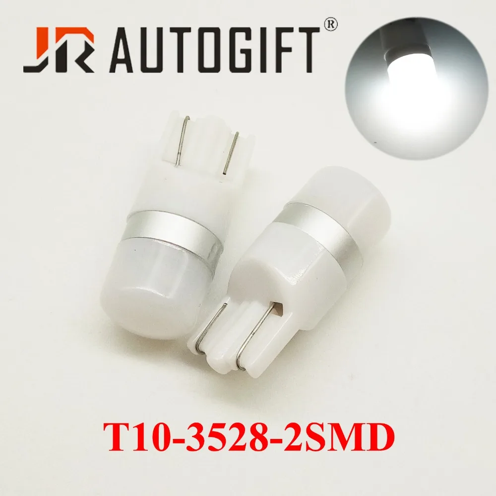 

100pcs/lot car styling T10 led 2smd 2835 SMD Bulb Car Auto LED T10 2led 194 W5W Wedge Light Bulb Lamp t10 t4w 168 White light