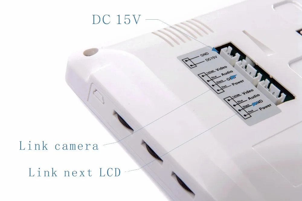 One to Six 7 Inch  Monitor Water-Proof IP66 Wired  Video Door phone