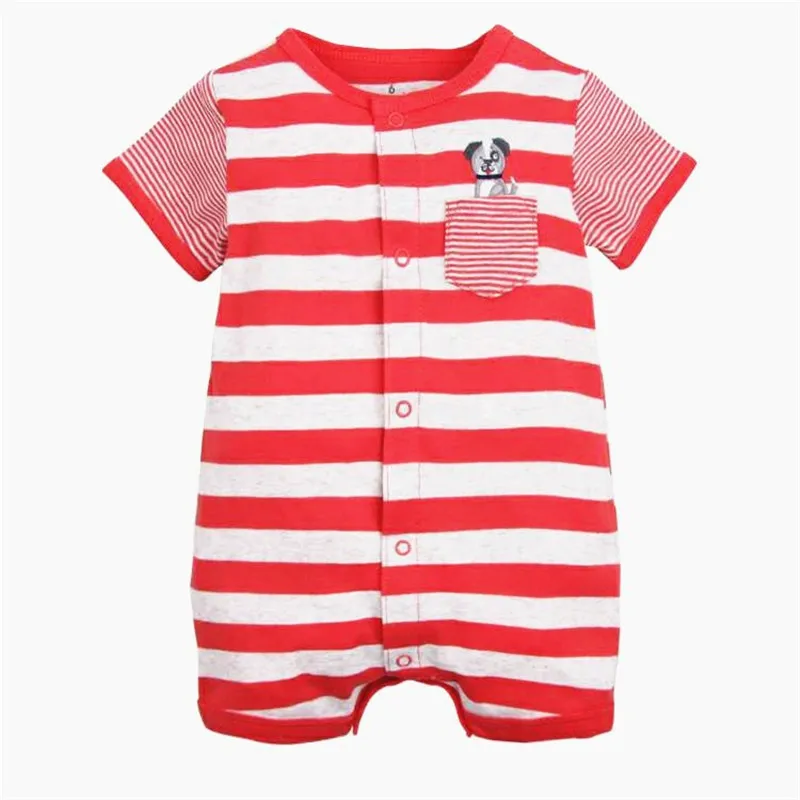 Summer brands Newborn Baby Rompers Short Sleeve Cartoon Cotton Jumpsuits Baby Infant Baby Clothes For Girls Boys\' Clothing Sets