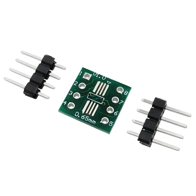 10PCS/LOT MSOP / SOIC / TSSOP SOP8 turn DIP8 IC adapter Socket / Adapter plate / PCB PB-FREE
