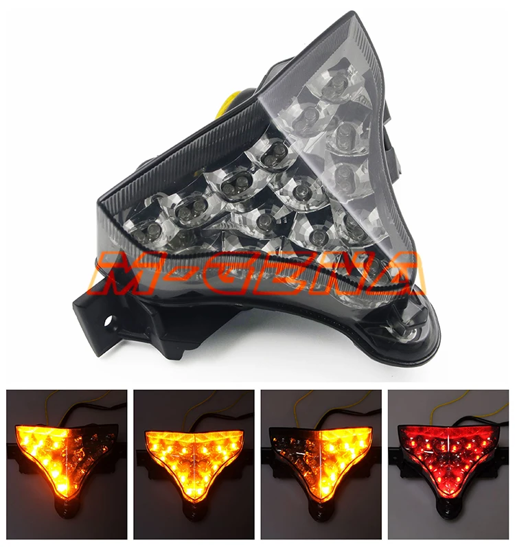 

Motorcycle LED Rear Turn Signal Tail Stop Light Lamps Integrated For YZF1000 YZF R1 2009 2010 2011 2012 2013 2014