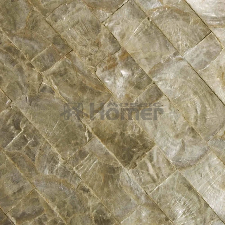 luxury golden capiz tiles mesh backing, shell mosaic tiles  for wall decor, wall covering