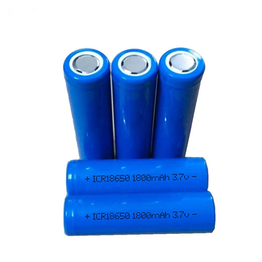 2 sztuk 3.7V akumulator litowo-jonowy 18650 akumulator 1800mAh na pióro laserowe bateria do latarki