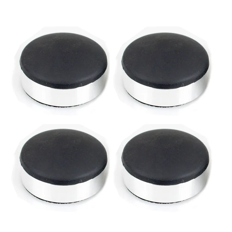 4pcs 40x20mm Aluminium Speaker Spike Pads Amplifier Isolation Stand Feet Base Pads Laptop Computer Cooling Bracket