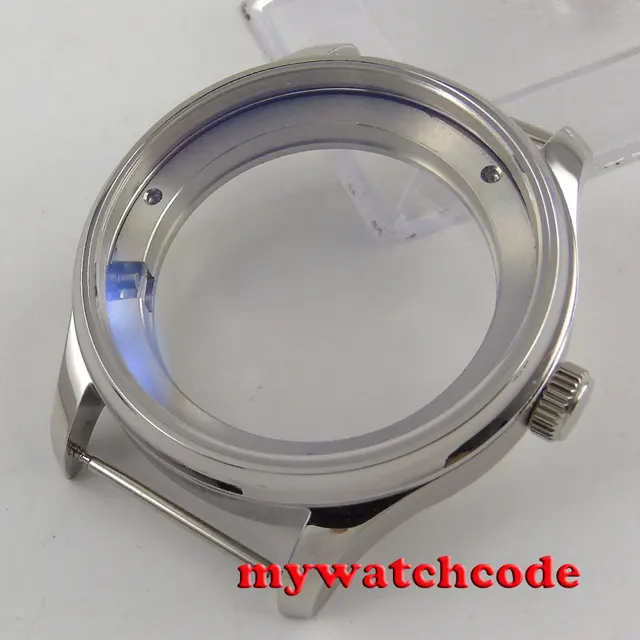 43mm parnis opakowanie ze stali nierdzewnej pasuje do ST 2505 2530 zegarek z czujnikiem ruchu C127