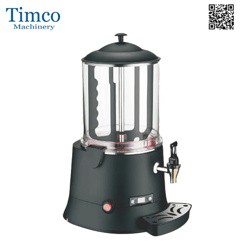 TIMCO موزع الشوكولاته الساخن القهوة التلقائي الكهربائية 5L 10L 220 فولت 110 فولت الساخن المشروبات الحليب الشاي آلة موزع