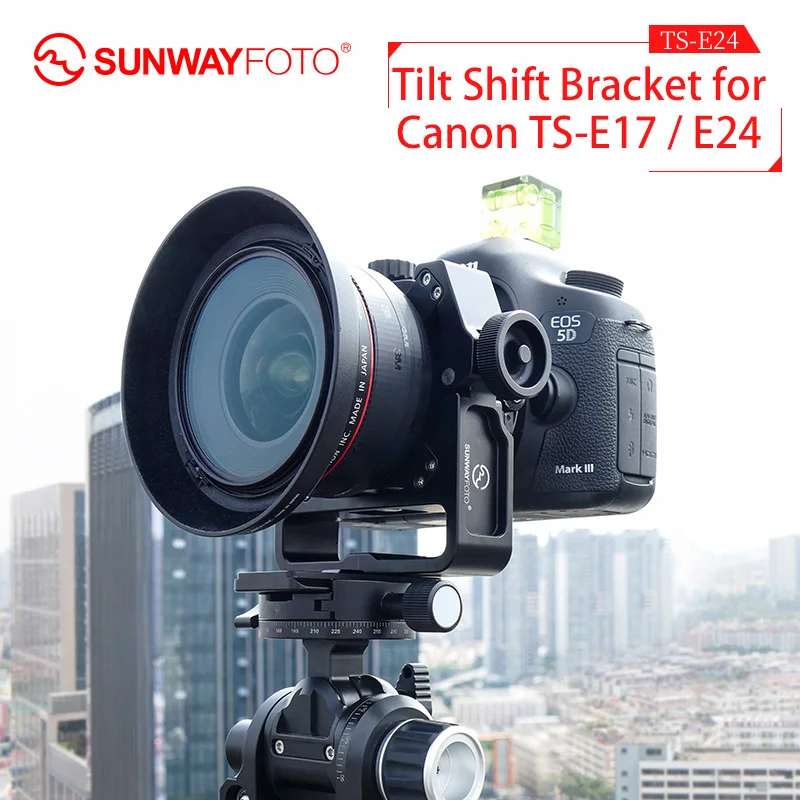 SUNWAYFOTO TS-E24  Canon TS-E17 TS-E24 Tilt Shift Lens Bracket Tripod Quick Release Plate Telephoto Lens Support  Plate