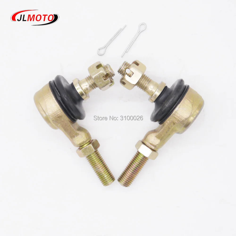 

1 Pair M10-M10 Tie Rod End Kits Ball Joint Fit For China ATV 50cc 110cc 150cc 200cc 250cc 300cc Go Kart Karting Quads Bike Parts