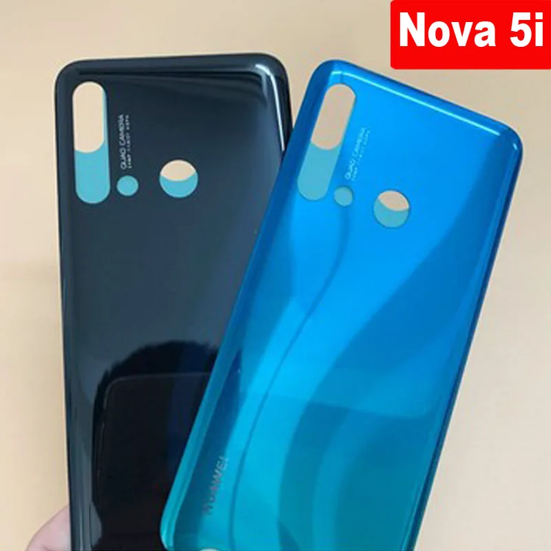 

100% оригинальная задняя крышка батарейного отсека для Huawei Nova 5i, запасные части для Huawei Nova 5 i T, замена Nova5i T