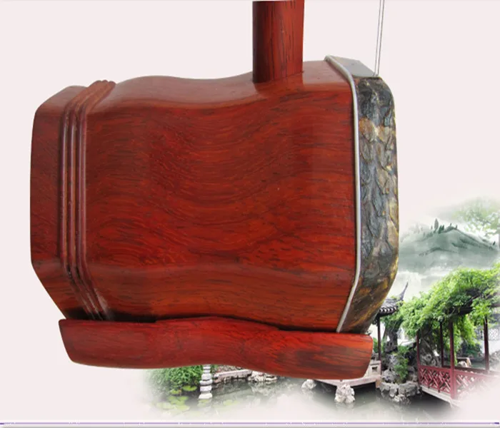 China professional erhu factory Wholesale rosewood erhu Stringed Instruments with Rosin spare strings bow book and video