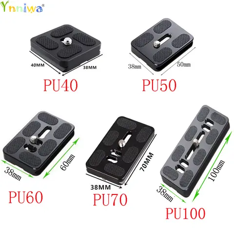 10pcs/lot Universal Tripod Monopods 1/4 inch Screw PU40 PU50 PU60 PU70 PU100 Camera Accessory