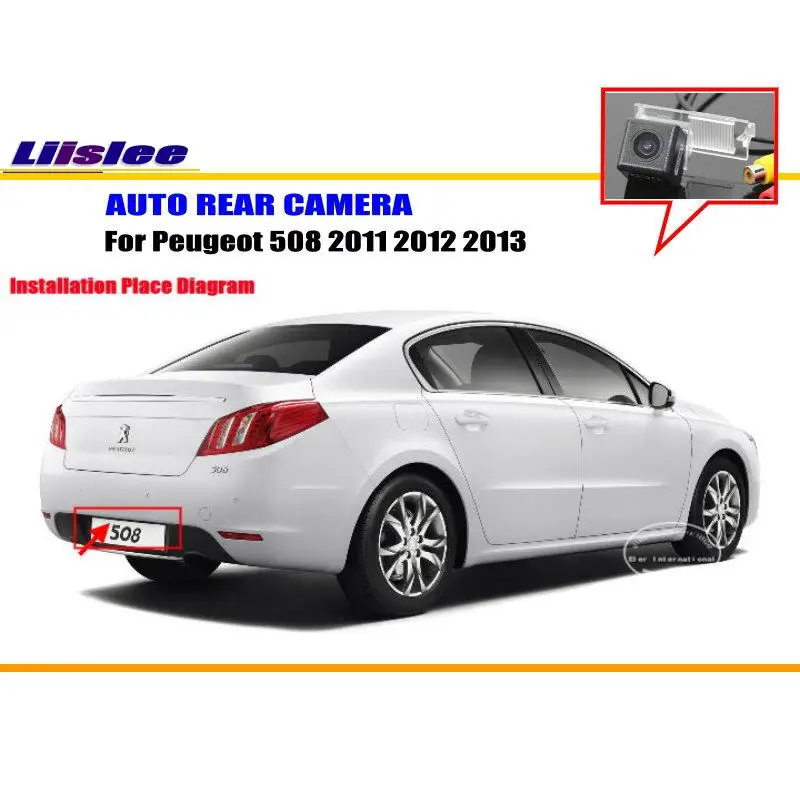 

For Peugeot 508 2011 2012 2013 Car Rearview Rear View Camera Backup Parking Back AUTO HD CCD CAM Accessories Kit