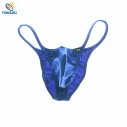 Calzoncillos elásticos de nailon para hombre, ropa interior Sexy, transpirable, cómoda, Gay, Bikini, superventas, 2016