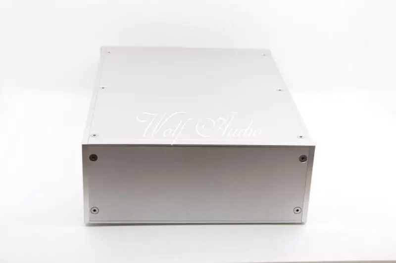 Cello 2309 Kosong Perak Aluminium Penuh Amplifier Kandang Preamp Chassis PSU Case