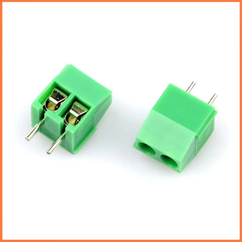 10pcs KF350-2P 3P Green Pin Screw Terminal Block Connector KF350 3.5mm Pitch amphenol connector 250V/10A