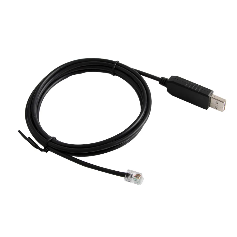 CP2102 USB RS232 to 4P4C RJ10 Adapter Control Telescope Cable for Meade 505 Telescope PC Cable