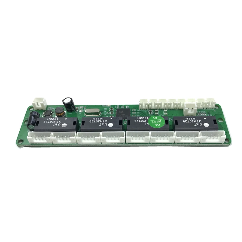 

Industrial grade 10/100Mbps wide temperature low power 4/5 port wiring splitter mini pin type micro network switch module