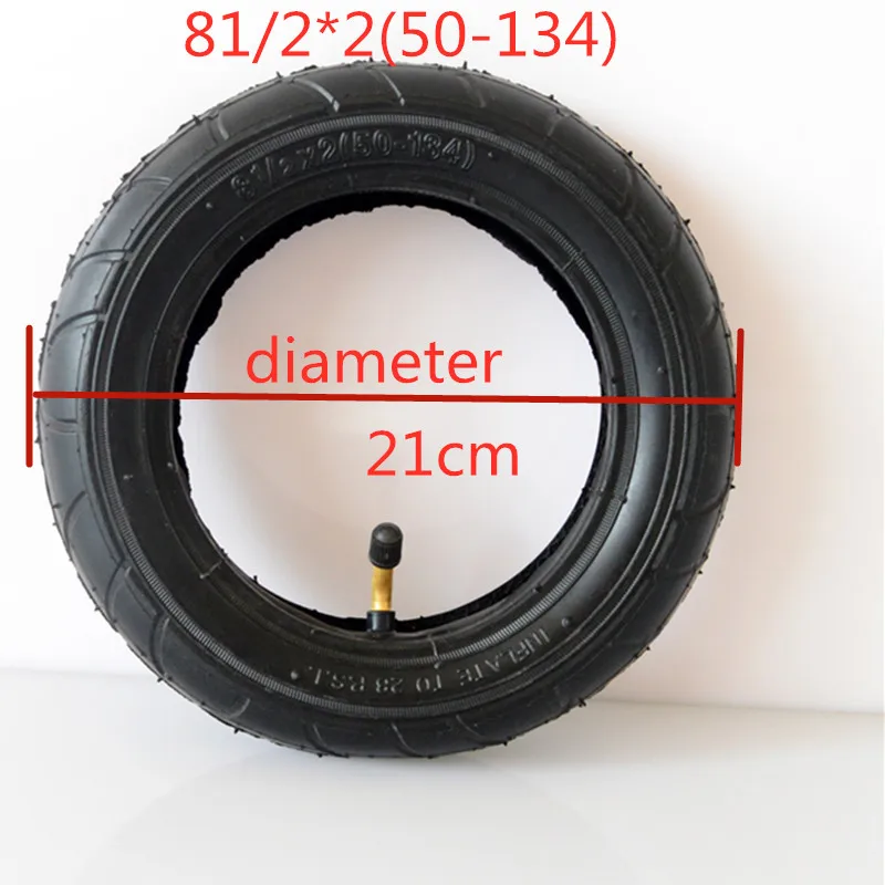 

Inflatable tires for children's tricycles 8 1/2X2 (50-134) Scooter Tire & inner tube 8.5inch small electric car children car