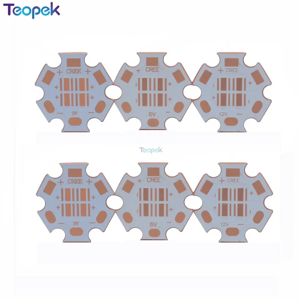 5PCS 10W 4D EPILEDS 3535 660nm Deep Red 2V/4V/8V High Power LED Emitter Plant Grow LED with 20MM Coper PCB