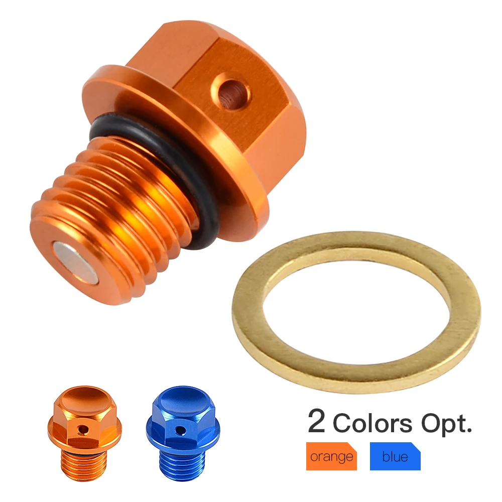 

Magnetic Oil Drain Plug Bolt Fits For KTM 125 200 250 300 350 450 530 SX SXF EXC XC XCW XCF 690 950 990 SUPER DUKE ADVENTURE