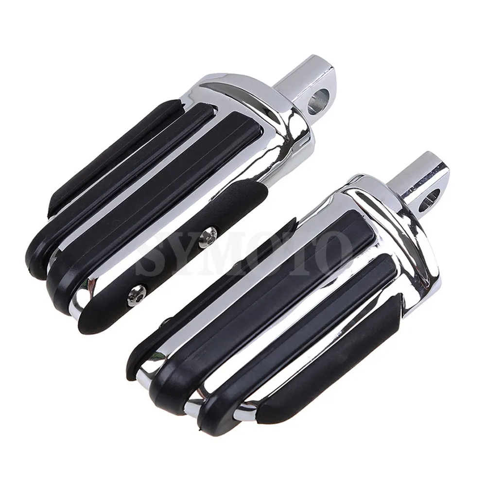 Motorcycle Front Rear Footrests Foot pegs For Harley Touring Dyna Heritage Softail Iron 883 V-Rod Sportster XL 883 1200 48