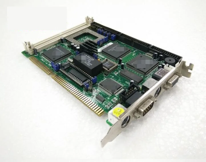 

HS-5X86HVGA VER:1.6 ISA 100% OK Original IPC Board Slot Industrial motherboard Half-Size CPU Card PICMG1.0 with CPU RAM