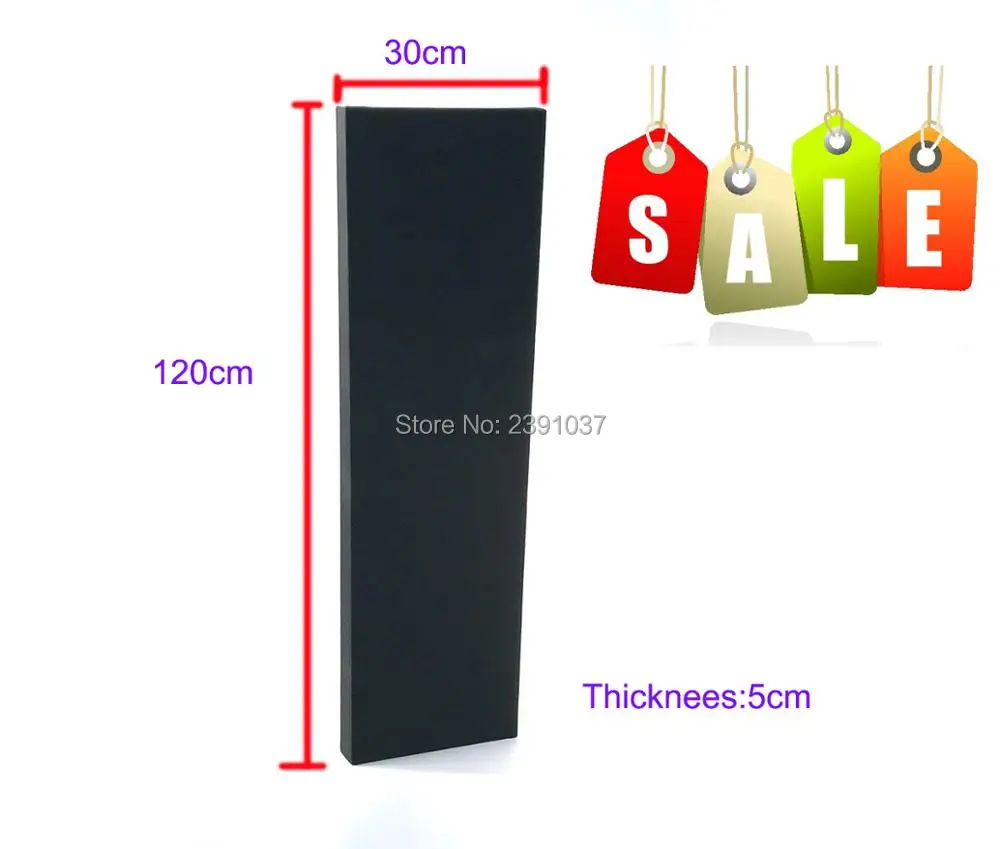 

Linen Fabric Acoustic Panel, Soundproof Absorbing Wall Panel for Concert Hall, Fiberglass, Home Studio, 120x30x2.5cm, 6Pcs/Box