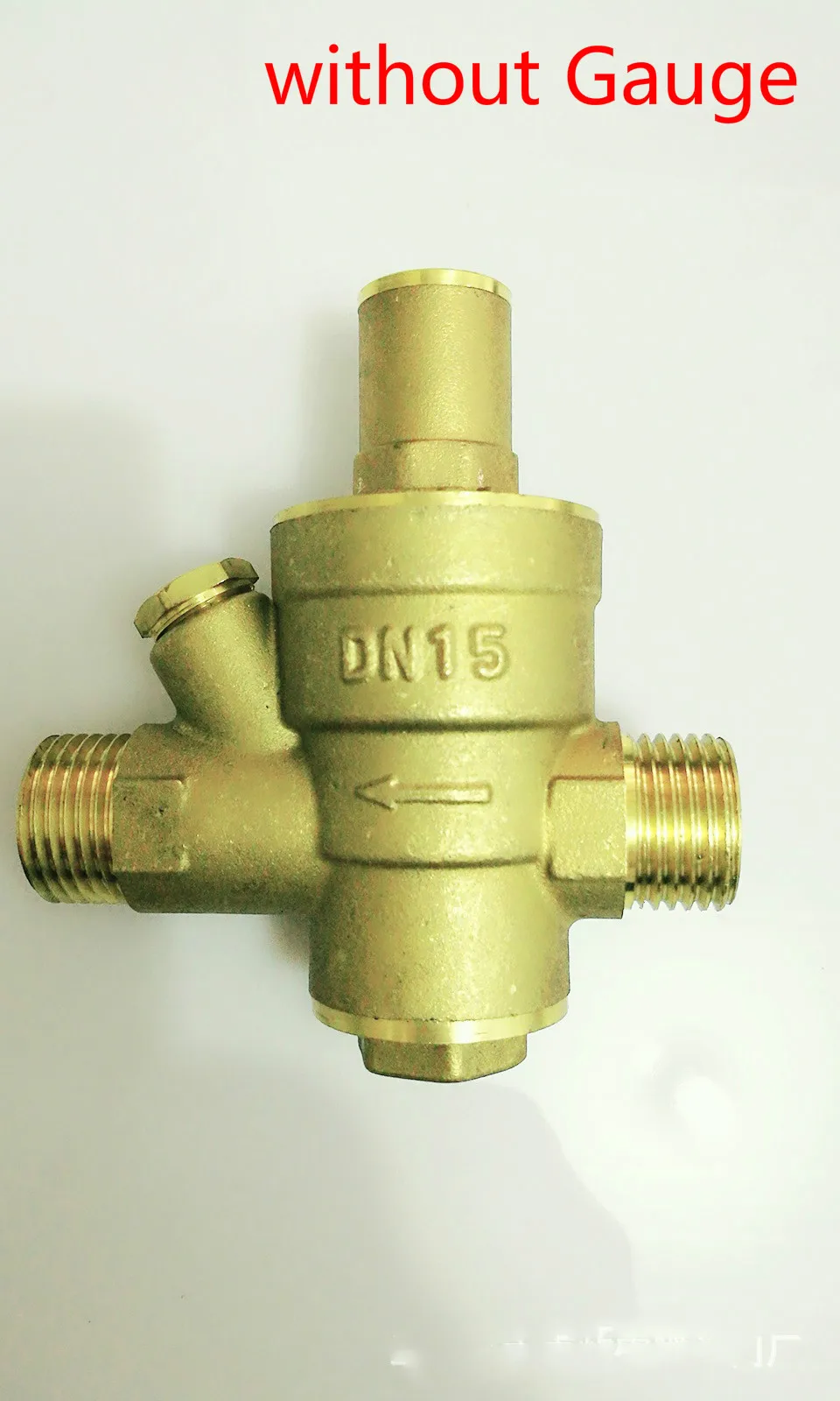 1/2 DN15 male Thread Brass water pressure regulator with Gauge,pressure maintaining valve,Tap water pressure reducing valve