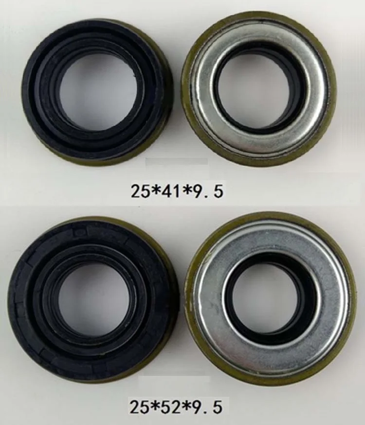 Free Shipping 5pcs 25X41X9.5 5pcs 25X52X9.5 25*41*9.5 25*52*9.5 Gasoline Engine cultivator oil seal suit for Chinese brand