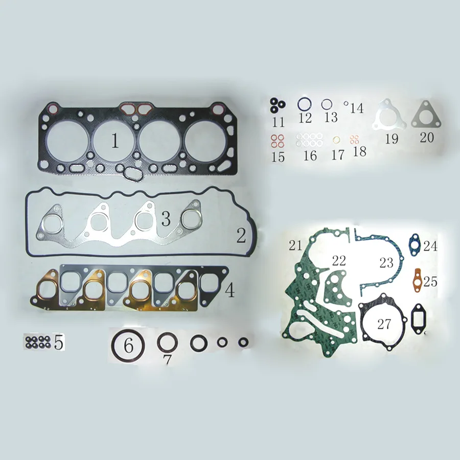 4D65 For MITSUBISHI COLT II LANCER MIRAGE 1.8L Diesel Engine Rebuild Kits Full Set Engine Gasket MD997116 50086100