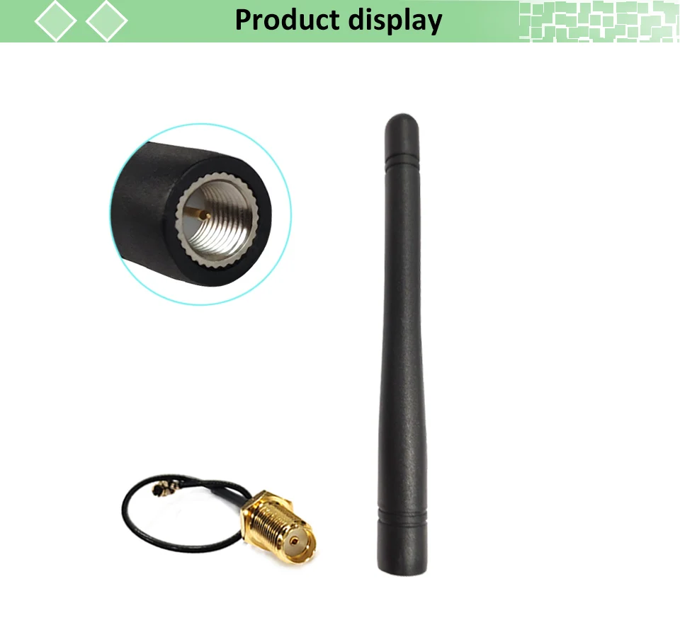 10 Sets 868MHz Antenne 3dBi Verstärkung SMA-Stecker und SMA-Buchse zu PX1-Kabel 915MHz Meshtastic 868MHz LoRa LoRaWAN Gateway Feldalarm – Detail 3