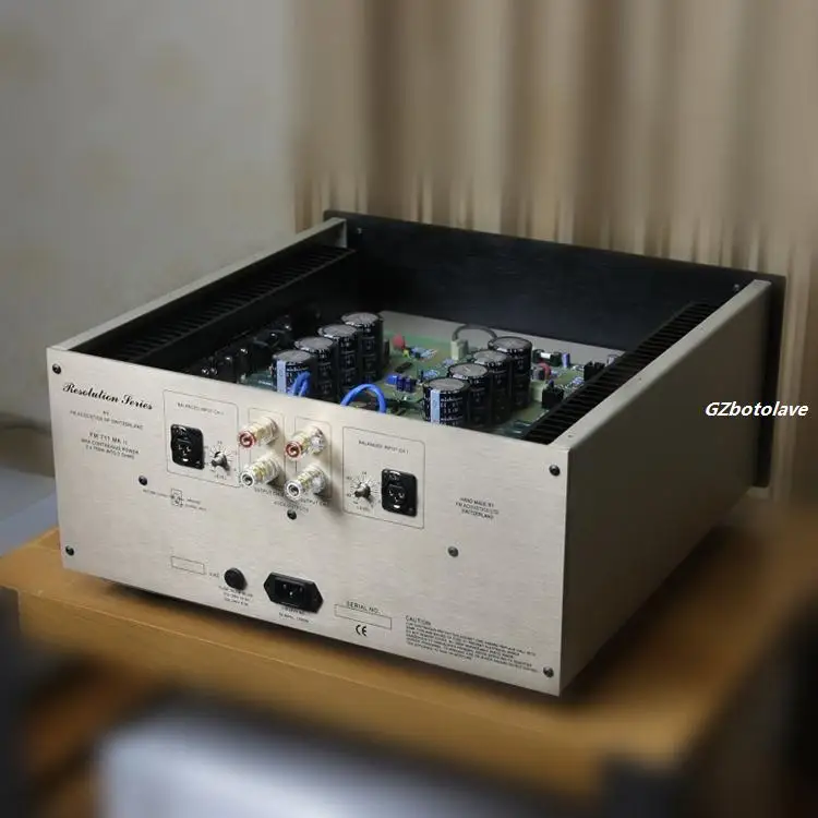 การศึกษา99%/สำเนา FM ACOUSTICS FM711MK2เครื่องขยายเสียง250W * 2 8 (โอห์ม) Supper Power