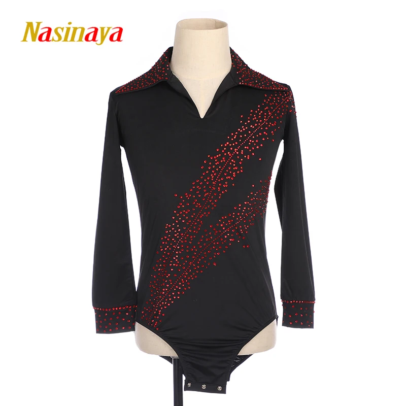 

Nasinaya Boys' Figure Skating Competition Training Performance Leotard Children's Patinaje Gymnastics Dance Costume