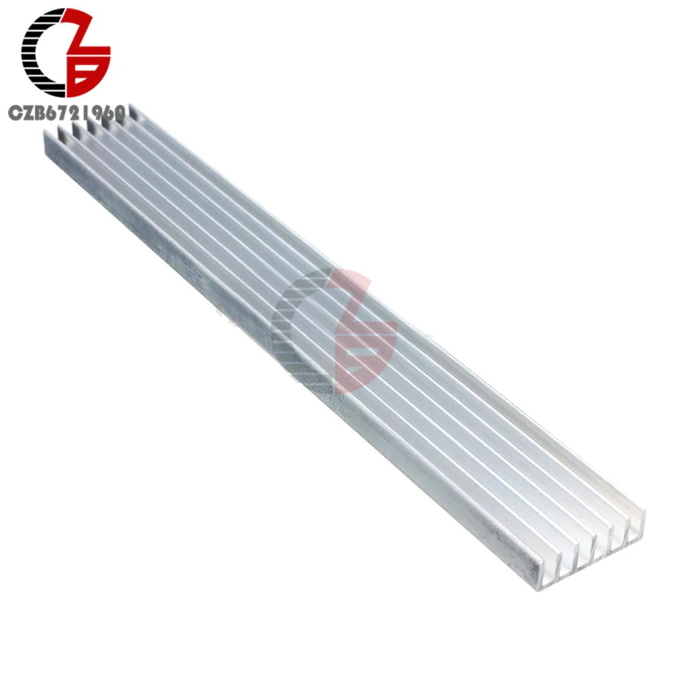 Silver-White Heat Sink LED 150x20x6mm Heat Sink Aluminum Cooling Fin