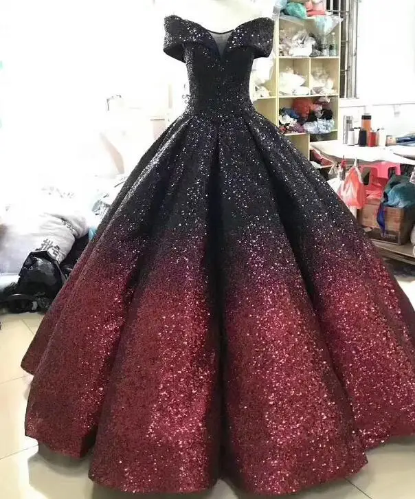 Vestido De baile brillante con lentejuelas para madre De la novia, vestido árabe De Dubái sin hombros, vestidos De graduación