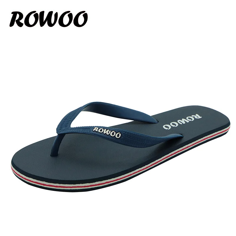 2024 Hot Sale Summer Rubber Shoes Fashion Flip Flops Men Sandals Indoor Outdoor Male Flat Beach Slippers Wholesale Dropshipping