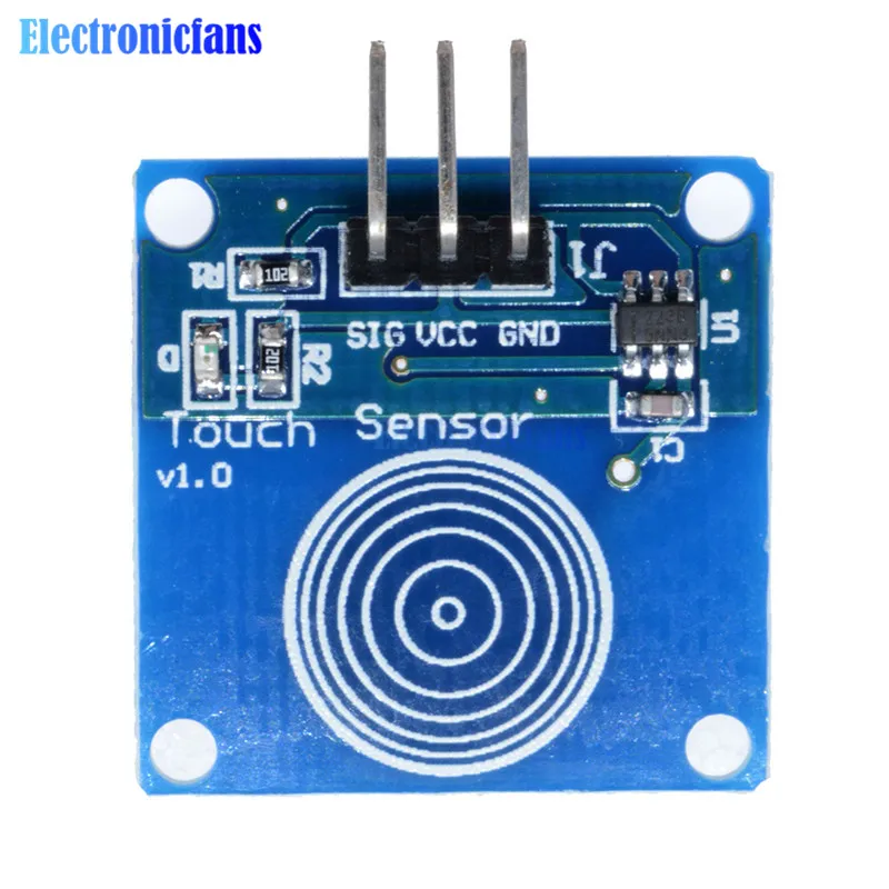 10Pcs TTP223 TTP223B Jog ดิจิตอล Touch Capacitive Touch Switch โมดูลสำหรับ Arduino 2-5.5V แหล่งจ่ายไฟ
