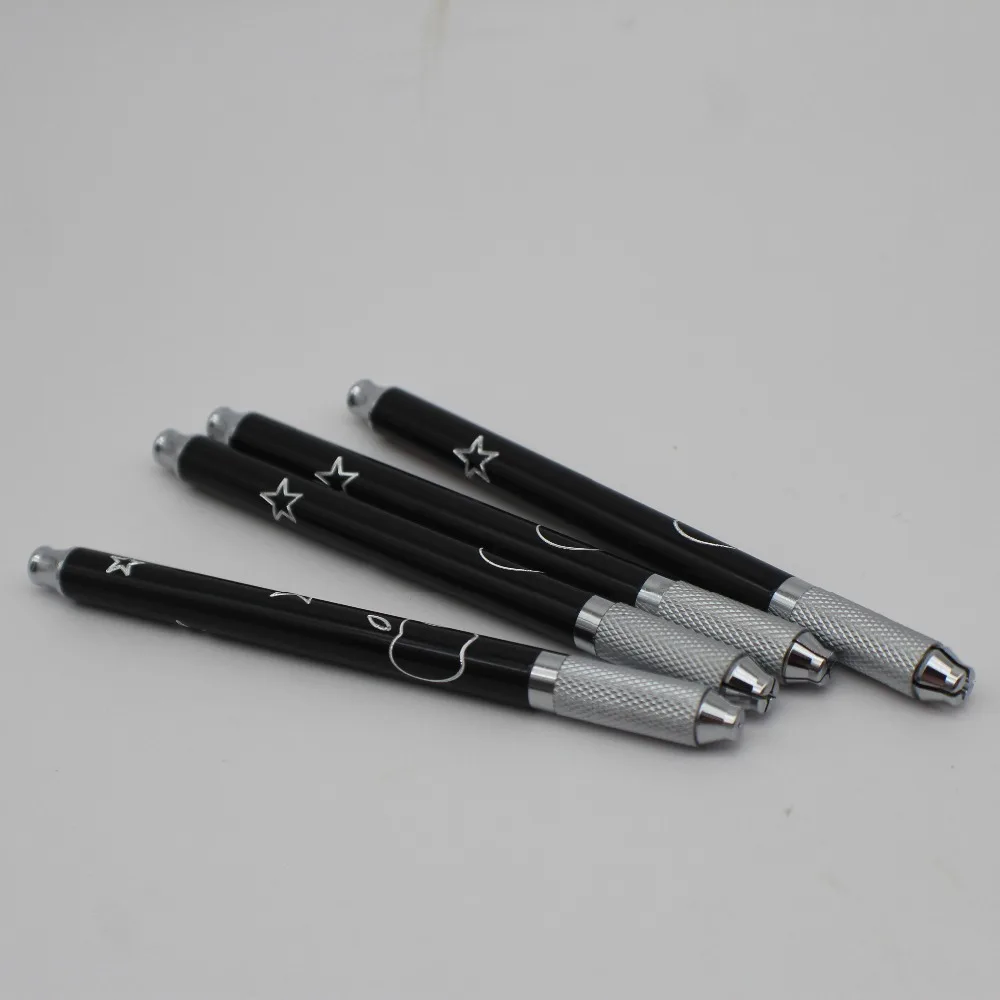 Professional Tattoo Blade Manual Pen Microblading Needle Lock Pin Device For Permanent Makeup Eyebrow Embroidery