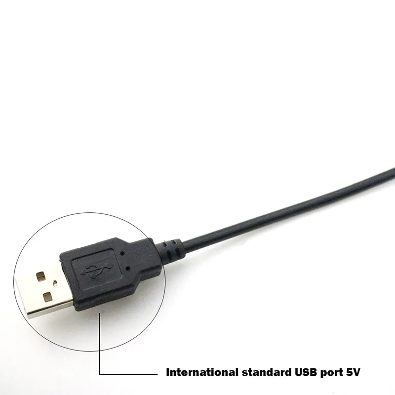 1M 2M 3M 5M 10M Black USB Port 5V 5.5*2.1mm DC Barrel Power Cable Connector For Small Electronics Devices usb extension cable