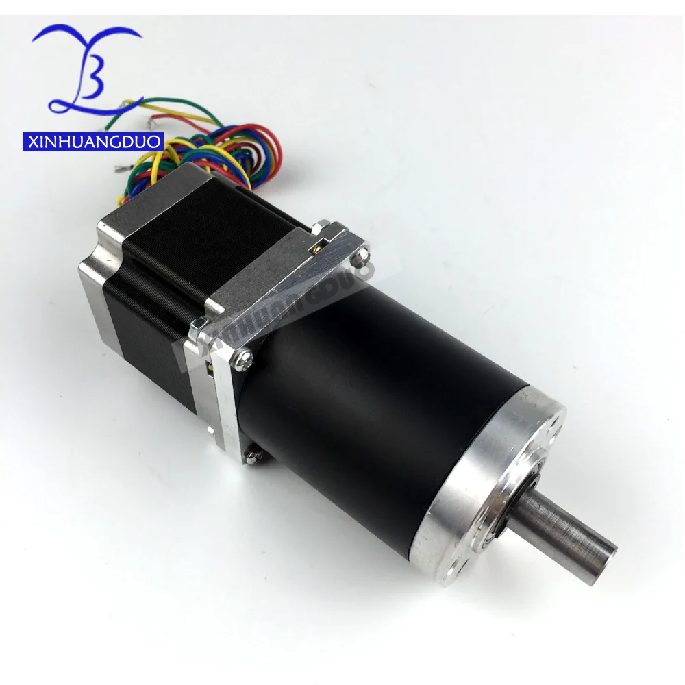 2 phase 4 wire  Gear ratio 198:1 Planetary Gearbox stepper motor Nema 23 2.8A Geared Stepper Motor 3d printer stepper motor